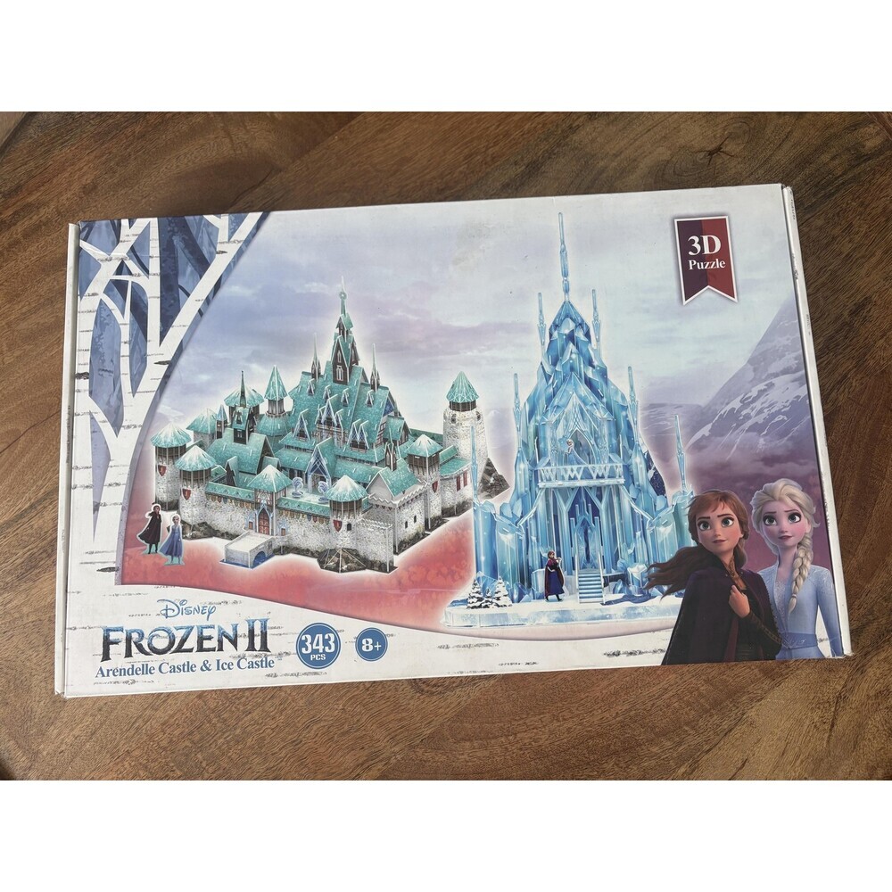 CubicFun Disney Frozen II Arendelle 3D Puzzle 343 Pcs Blue Castles 8+ Set
